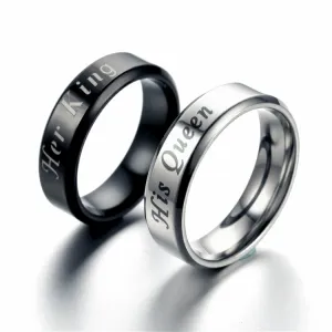 Fashion Classic Stainless Steel Couple Ring