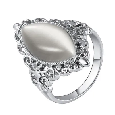 Vintage Geometric Opal Decor Women's Alloy Ring