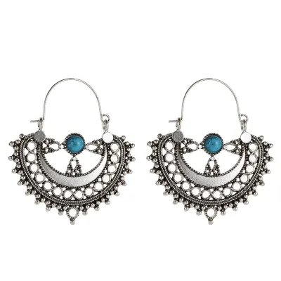 Ethnic Cutout Geometric Dangle Earrings for Women