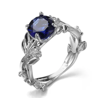 Fashion Inlaid Zircon Copper Geometric Ring Unisex