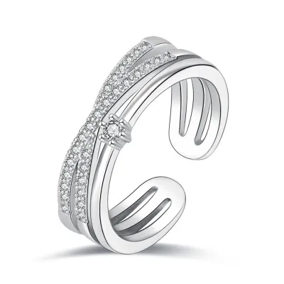 Creative Fashion Cross Design Adjustable Ring