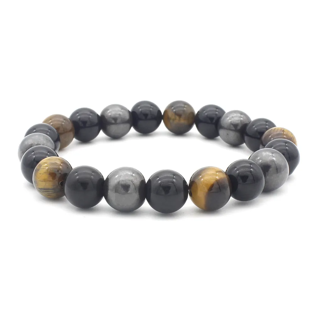 Geometric Stone Chain Men Bracelet