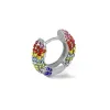 1pc Silver Multiclolor