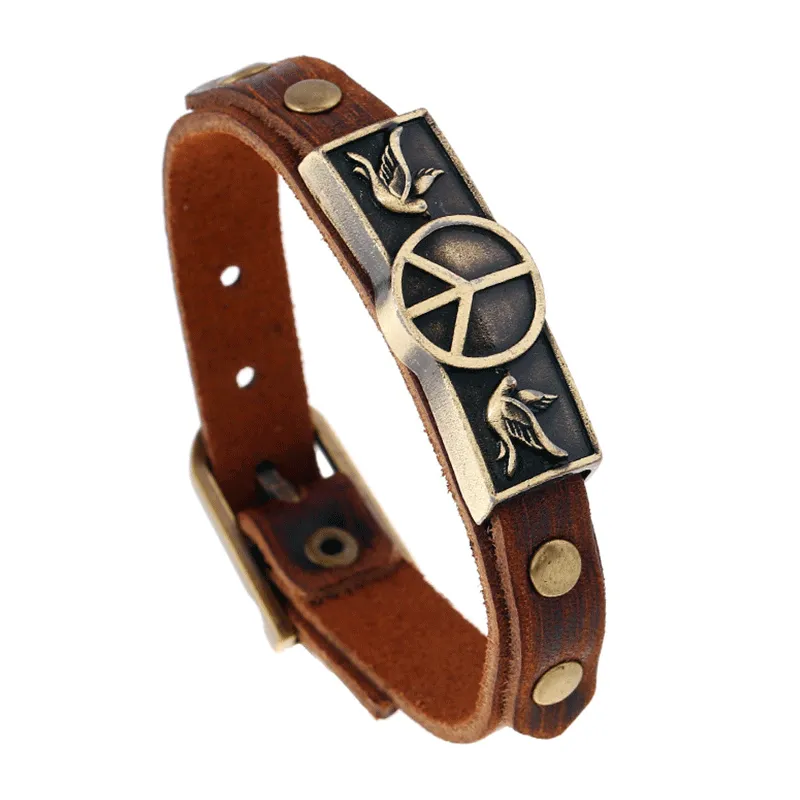 Retro Simple Little Bird PU Bracelet