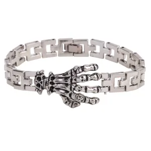 Skull Claw Titanium Steel Men's Vintage Bracelet