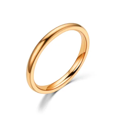 Fashion Minimalist Multicolor Star Couple Metal Ring