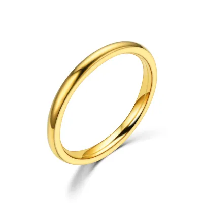 Fashion Minimalist Multicolor Star Couple Metal Ring