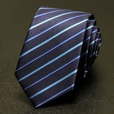 6cm Men's Necktie Fashion British Casual Polyester Tie