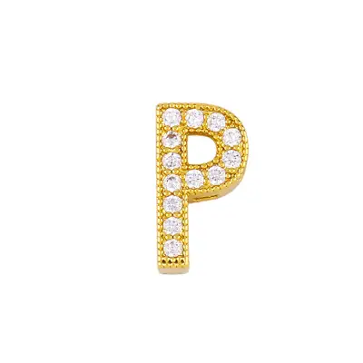 Fashion Alphabet Letter Shape Zircon Pendant Necklace