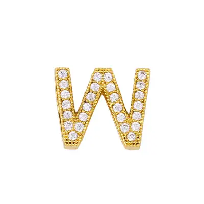 Fashion Alphabet Letter Shape Zircon Pendant Necklace