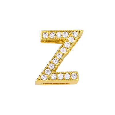 Fashion Alphabet Letter Shape Zircon Pendant Necklace
