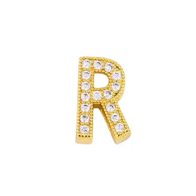 Fashion Alphabet Letter Shape Zircon Pendant Necklace