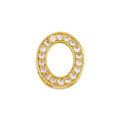 Fashion Alphabet Letter Shape Zircon Pendant Necklace