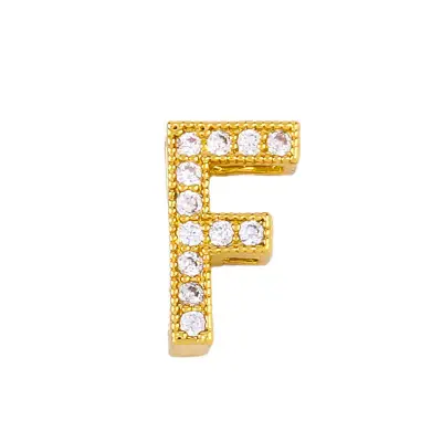 Fashion Alphabet Letter Shape Zircon Pendant Necklace
