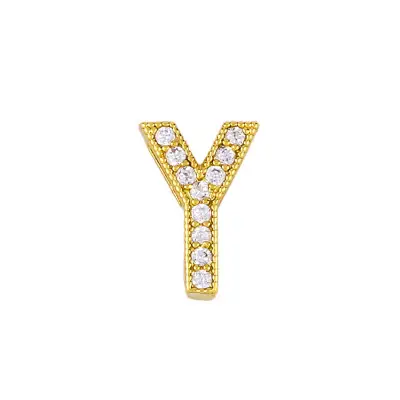 Fashion Alphabet Letter Shape Zircon Pendant Necklace