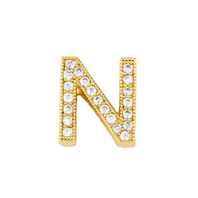 Fashion Alphabet Letter Shape Zircon Pendant Necklace