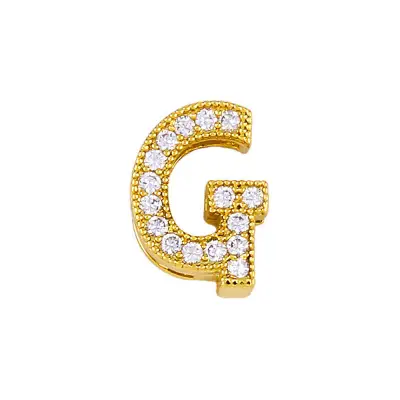 Fashion Alphabet Letter Shape Zircon Pendant Necklace
