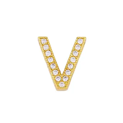 Fashion Alphabet Letter Shape Zircon Pendant Necklace