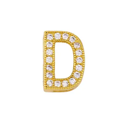 Fashion Alphabet Letter Shape Zircon Pendant Necklace