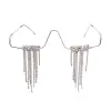 Silver Short Tassel