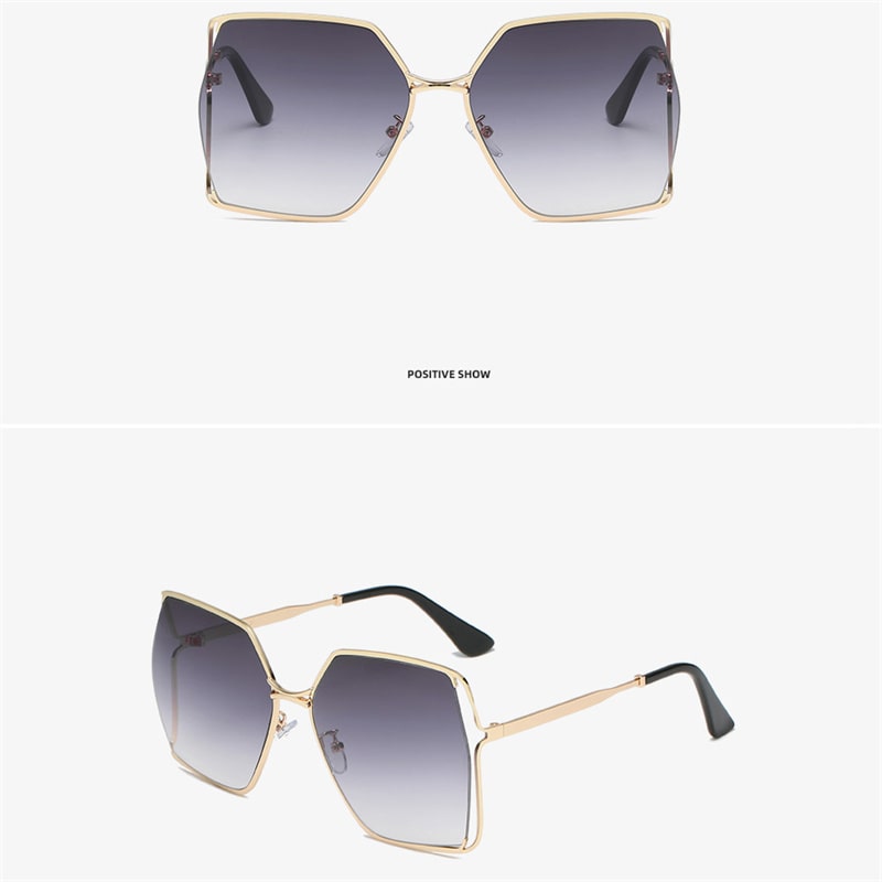 Wholesale Women Fashion Metal Hollow Design Sunglasses