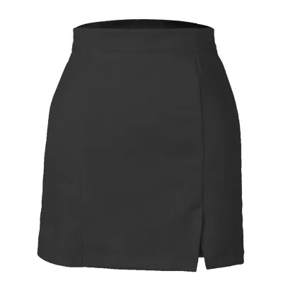 S-XL Women High Waist Suede A-Line Skirt Sweet Style