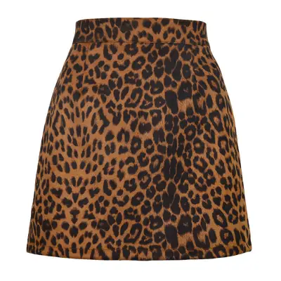 S-XL Women High Waist Suede A-Line Skirt Sweet Style