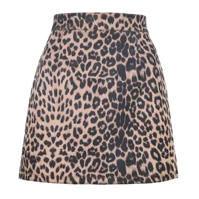 S-XL Women High Waist Suede A-Line Skirt Sweet Style
