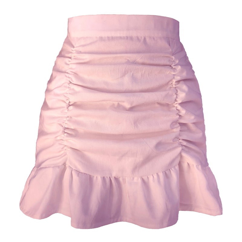 ＊韓国＊［VINVLE］Ruffle Frill Washer Skirt 2color 81rYWwP2n1L._UY350_.jpg