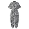 White Zebra Print