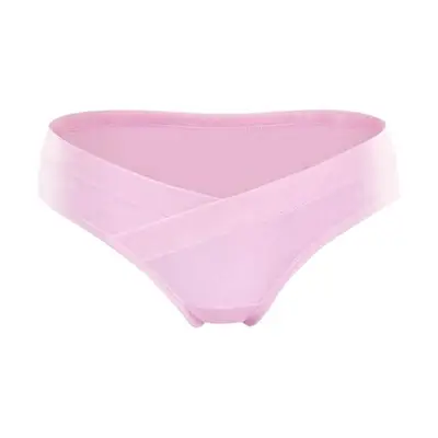 M-4XL Maternity Basic Solid Color Breathable Cotton Panties