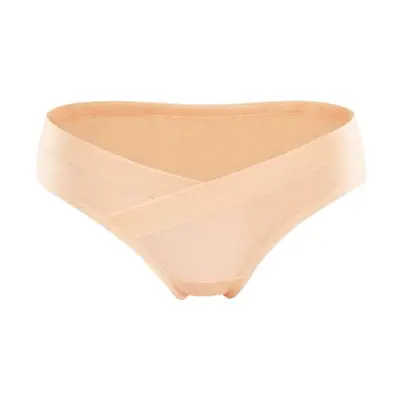 M-4XL Maternity Basic Solid Color Breathable Cotton Panties