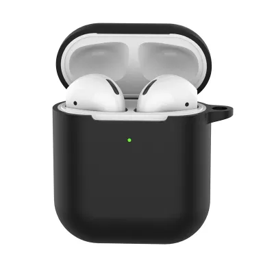 Simple Style Solid Color Shockproof Silicone AirPods 2 Protector Case