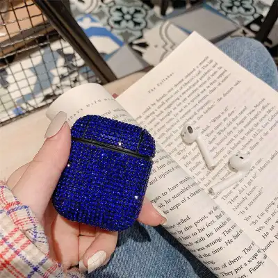 Fashion Rhinestone Decor Design AirPods1 Earphone Protector Case