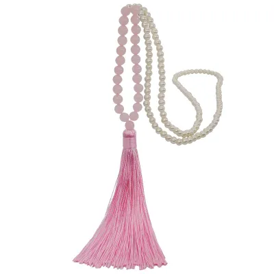 18 Colors Women's Natural Stone Pearl Decor Strand Necklace