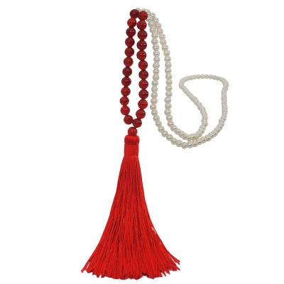 18 Colors Women's Natural Stone Pearl Decor Strand Necklace