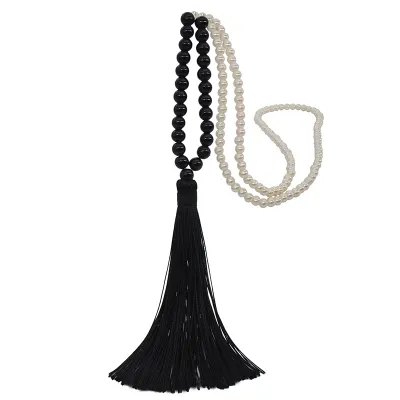 18 Colors Women's Natural Stone Pearl Decor Strand Necklace