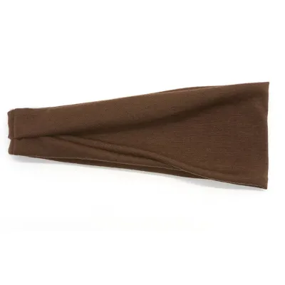 Men Women Unisex Fitness Sports Solid Color Fabric Headband