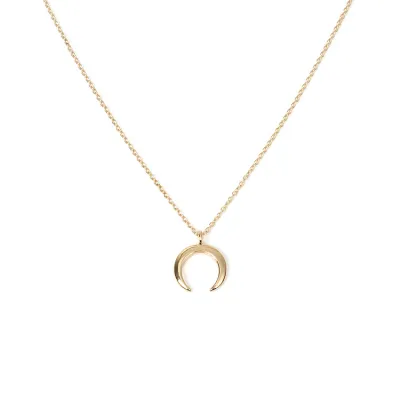 Ox-horn Curved Women Choker Necklace