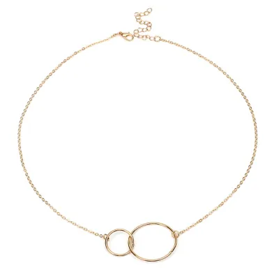 Trendy New Circle Design Women Choker Necklace
