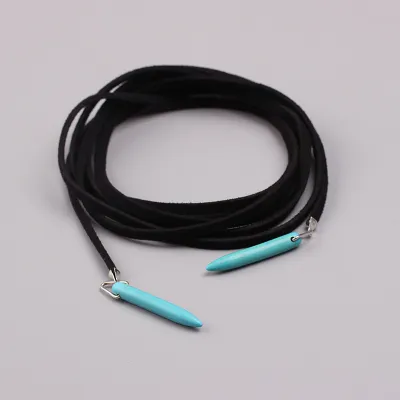 Boho Style Bandage Turquoise Pendant Necklace for Women