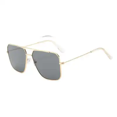 Women Men Big Frame Gradient Fashion Vintage Metal Sunglasses