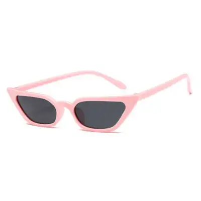 Trendy Small Frame Transparent Cat-eye Fashion Sunglasses