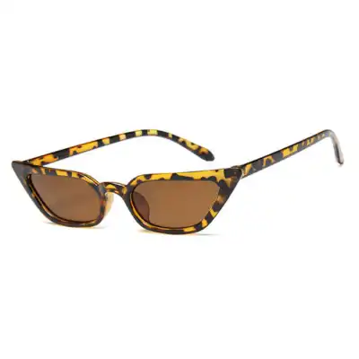 Trendy Small Frame Transparent Cat-eye Fashion Sunglasses