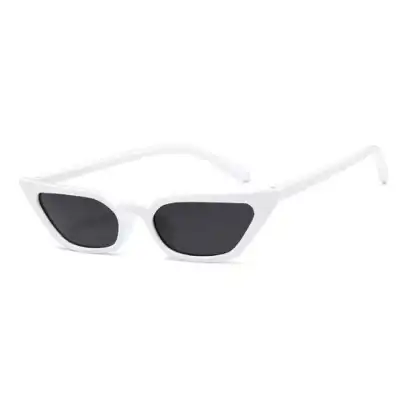 Trendy Small Frame Transparent Cat-eye Fashion Sunglasses