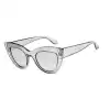 Clear Grey Mirror White