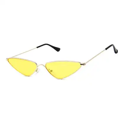Fashion Triangle Metal Frame Cat Eye Sunglasses
