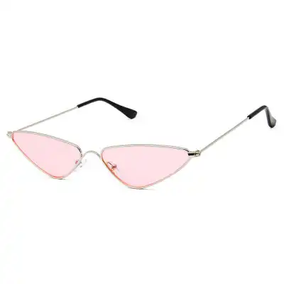 Fashion Triangle Metal Frame Cat Eye Sunglasses