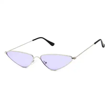 Fashion Triangle Metal Frame Cat Eye Sunglasses