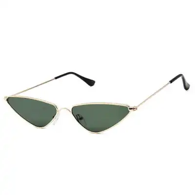 Fashion Triangle Metal Frame Cat Eye Sunglasses